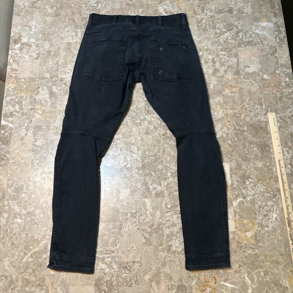 G Star Raw Jeans Mens 31x30 (Fits 31x29) 5620 3D Super Slim Restored Biker Moto - Picture 13 of 13